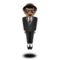 Man in Business Suit Levitating - Medium emoji on Apple